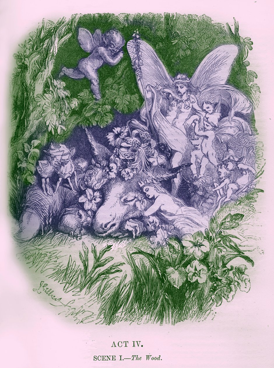 Sueño de una noche de verano de William Shakespeare de John Gilbert