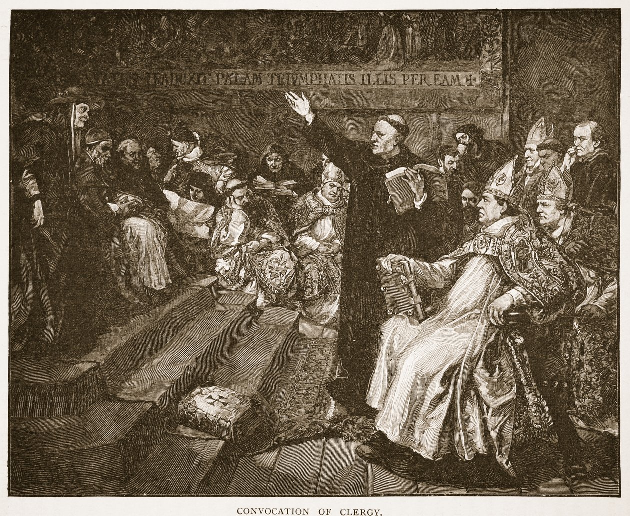 Convocatoria del clero, ilustración de 