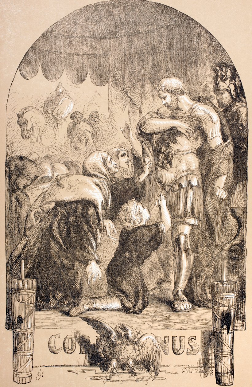 Coriolano, 1890 de John Gilbert