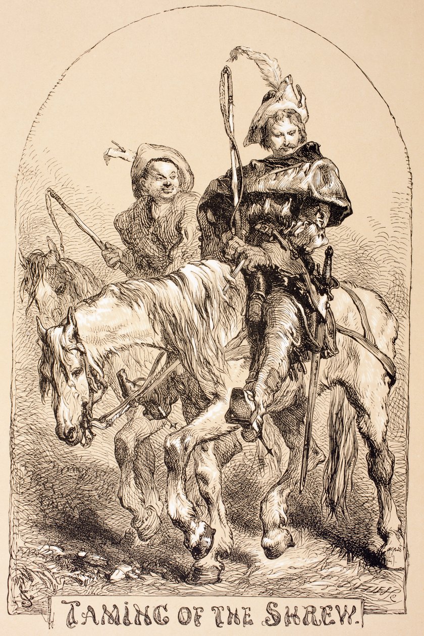 Ilustración para La fierecilla domada, de 