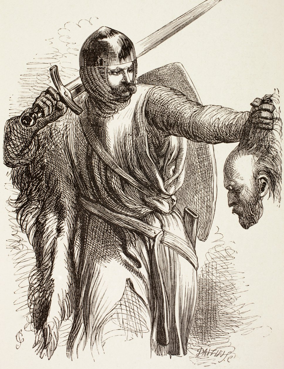 El bastardo con la cabeza de Austria, 1890 de John Gilbert