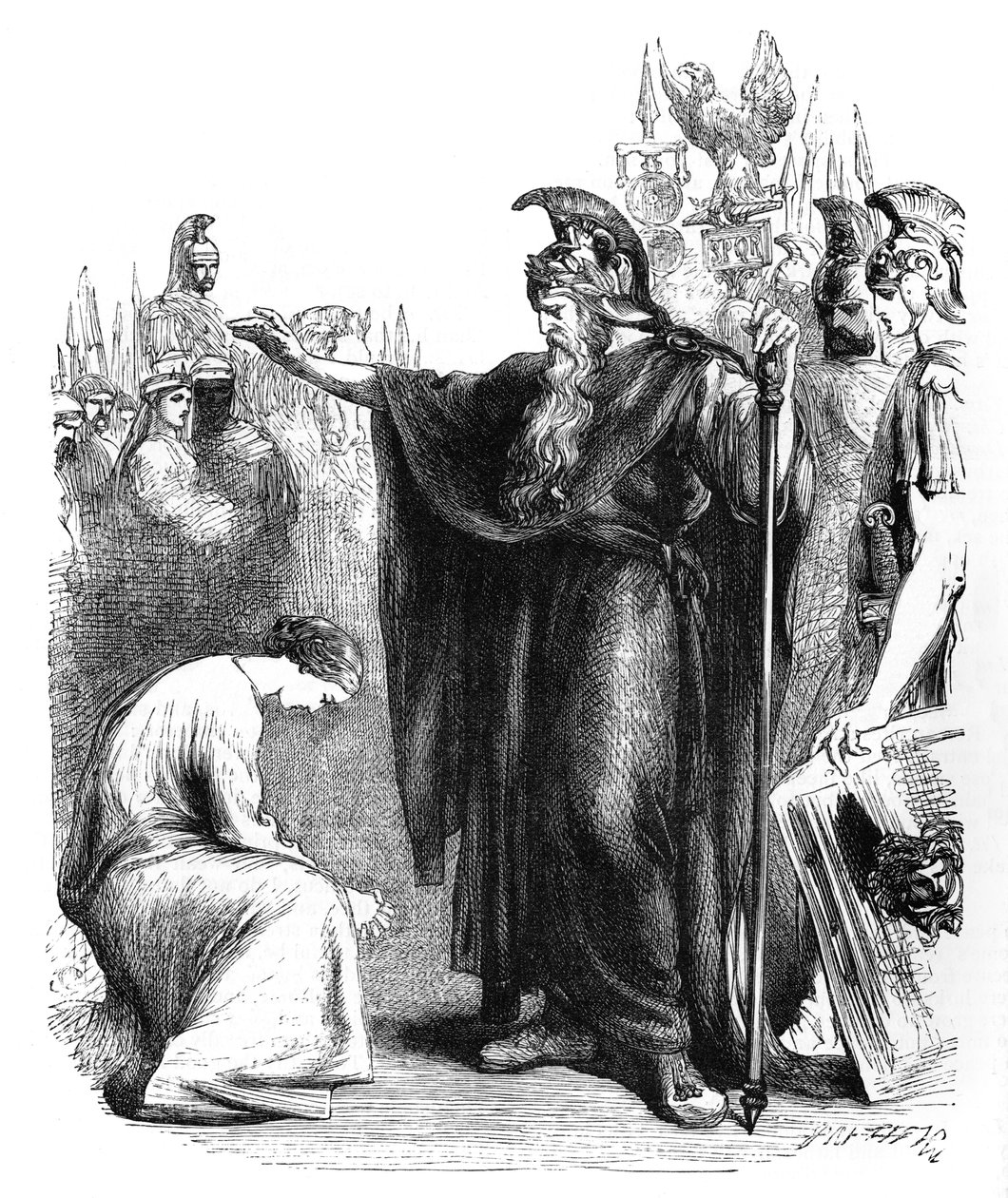 Tito Andrónico de William Shakespeare de John Gilbert