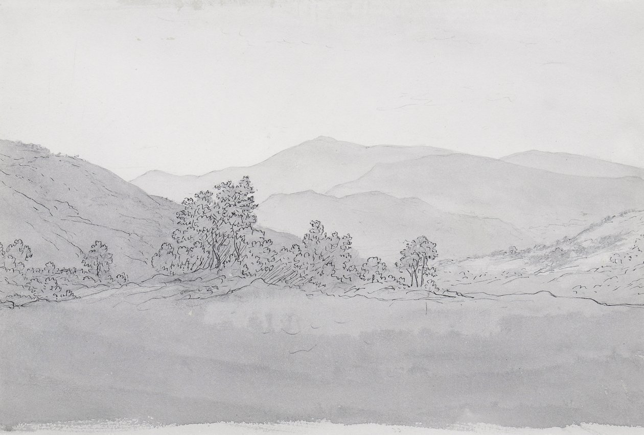 Montaña Llantysilio, Gales de John Glover
