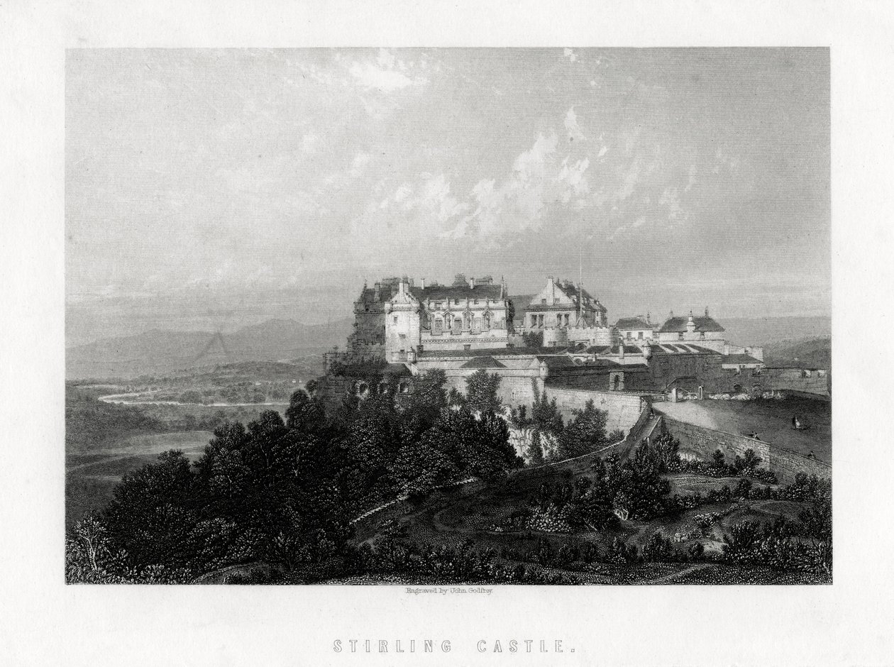 Castillo de Stirling, Escocia, 1883 de John Godfrey