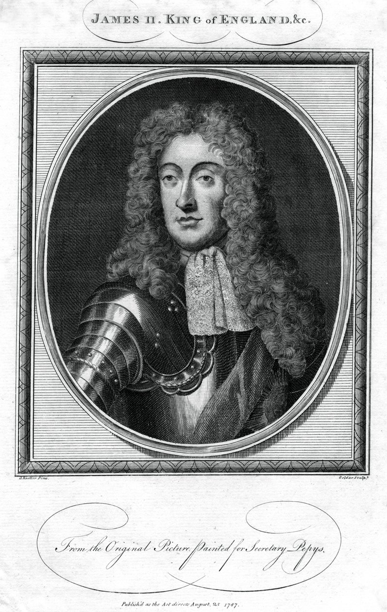 Rey Jacobo II de Inglaterra, 1787 de John Goldar