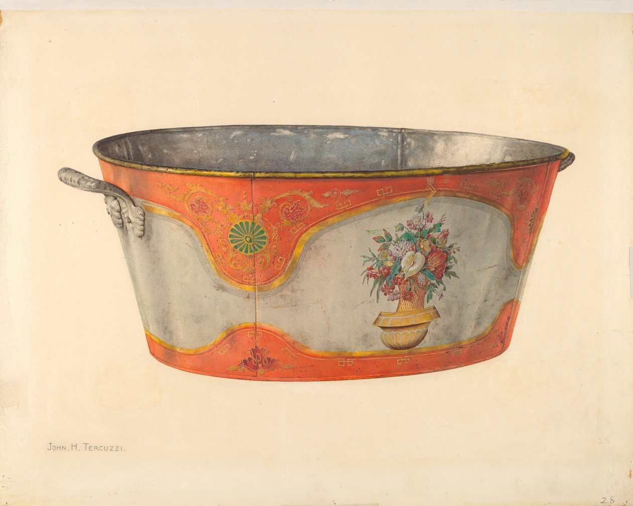 Cuenco pintado de John H. Tercuzzi