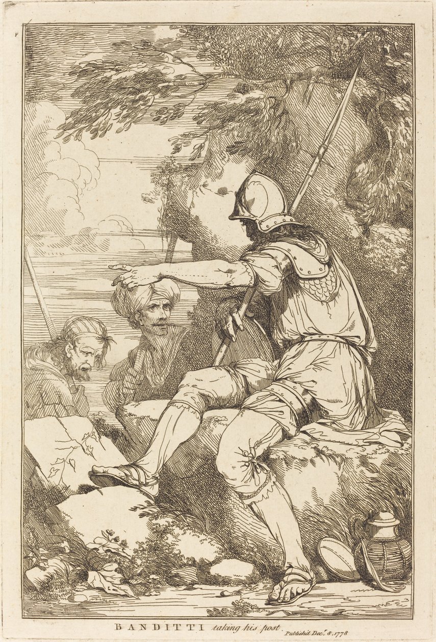 Bandido tomando su puesto de John Hamilton Mortimer