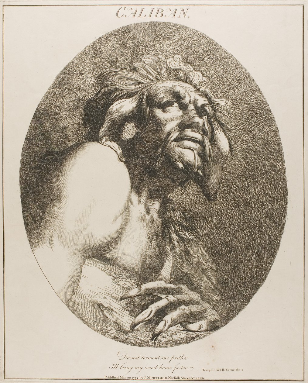 Calibán de John Hamilton Mortimer