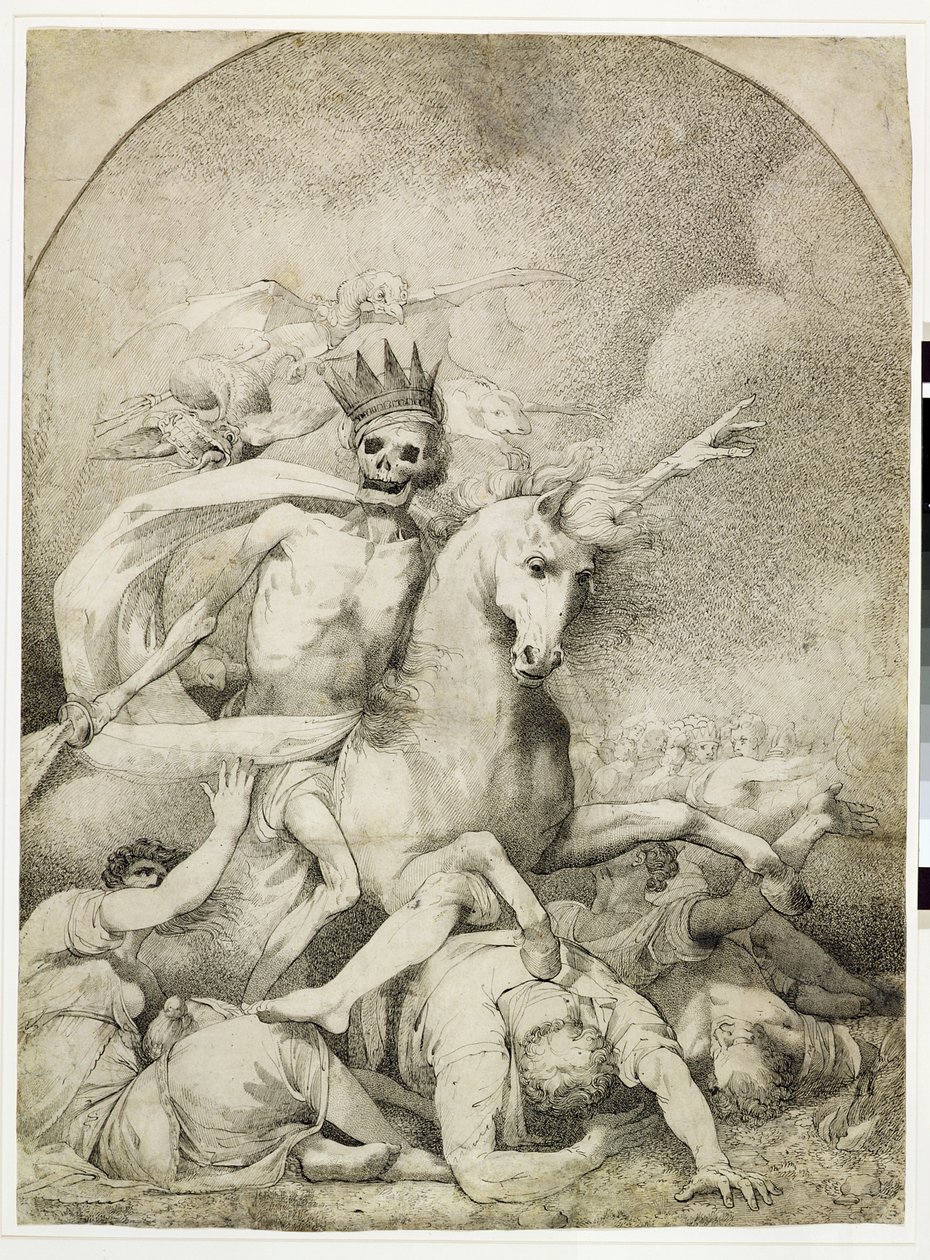La Muerte en un Caballo Pálido, c.1775 de John Hamilton Mortimer