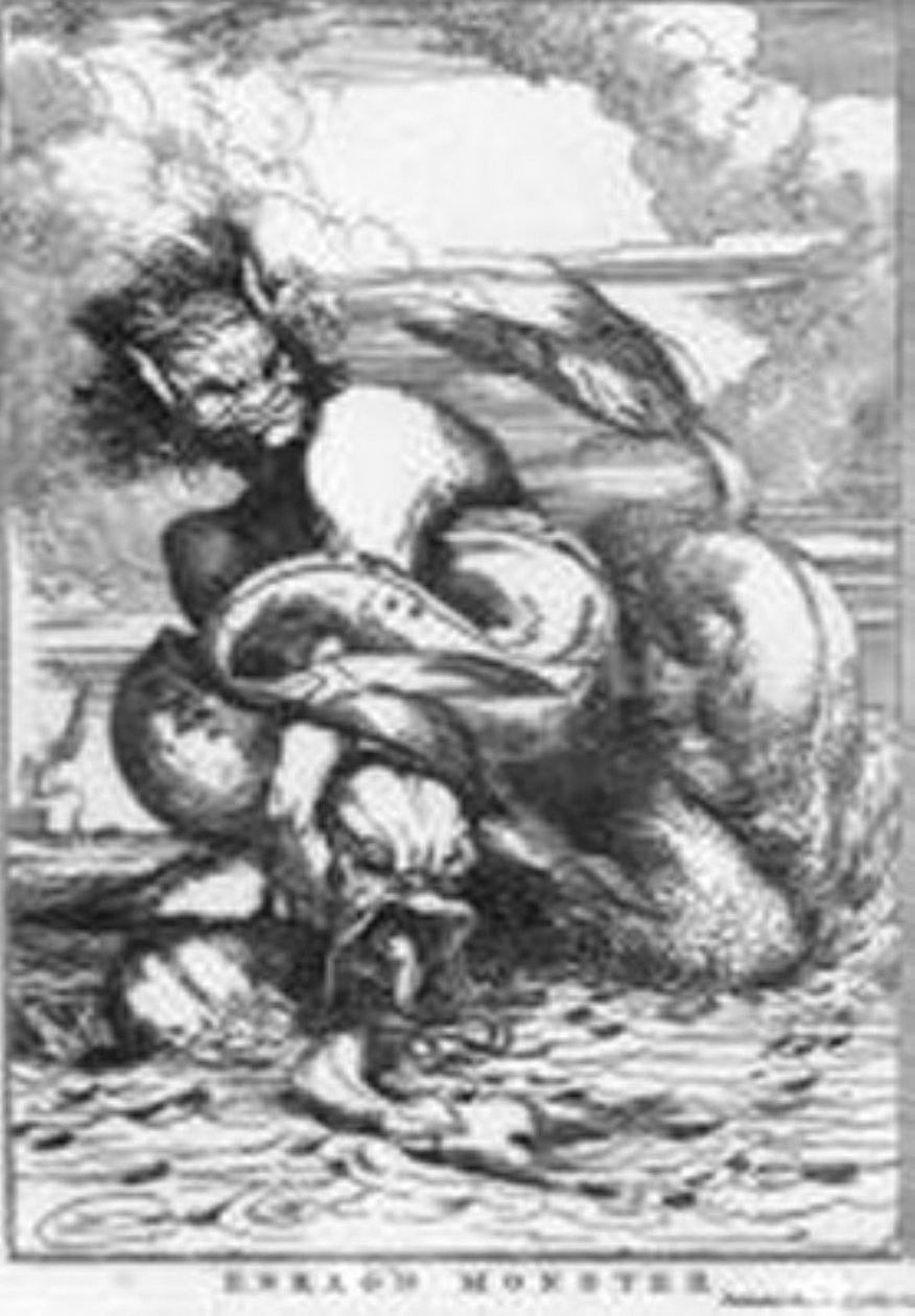 Monstruo enfurecido de John Hamilton Mortimer
