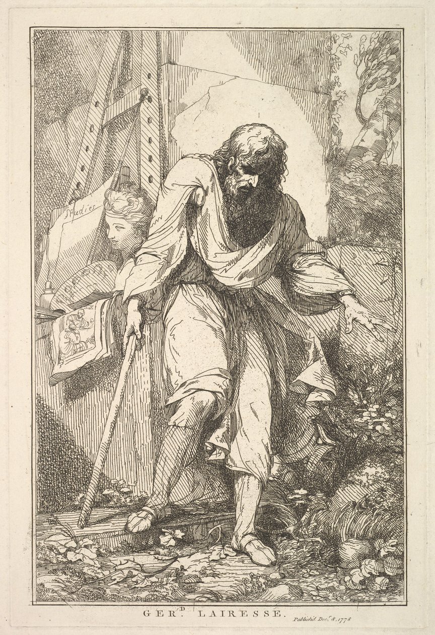 Gerard Lairesse de Quince Grabados Dedicados a Sir Joshua Reynolds, 8 de diciembre de 1778 de John Hamilton Mortimer