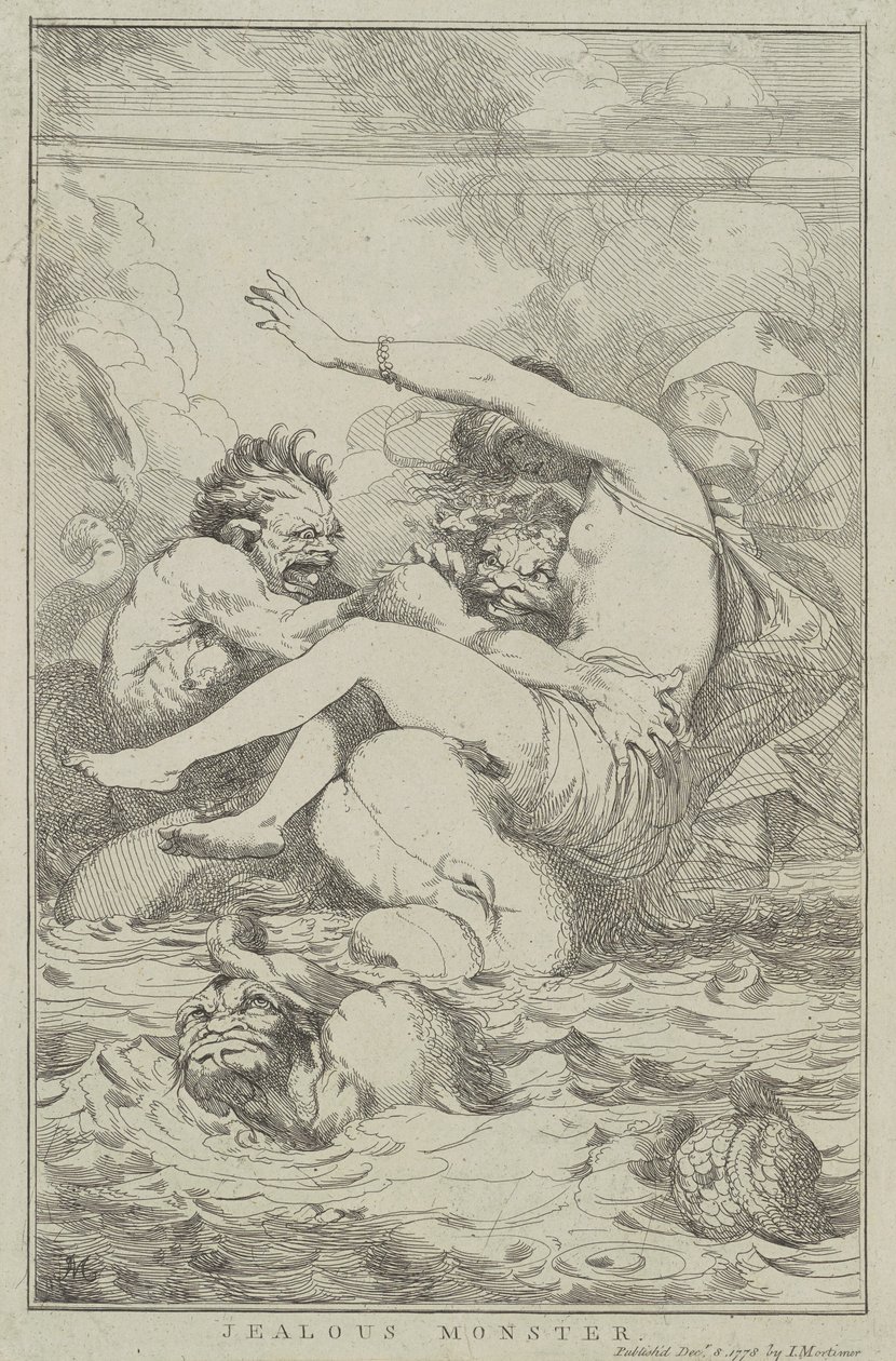 Monstruo celoso de John Hamilton Mortimer