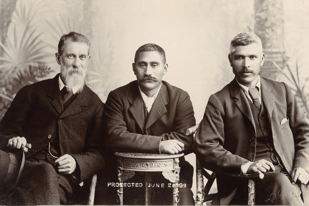 William Australia Graham, Rey Mahuta Tawhaio y Tahuna Heirangi, junio de 1898 de John Hanna