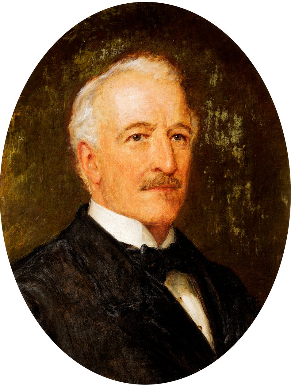 Barón Charles Conrad Adolphus du Bois de Ferrieres (1823-1908), diputado liberal por Cheltenham (1880-85), c.1885-1900 (óleo sobre lienzo) de John Hanson Walker