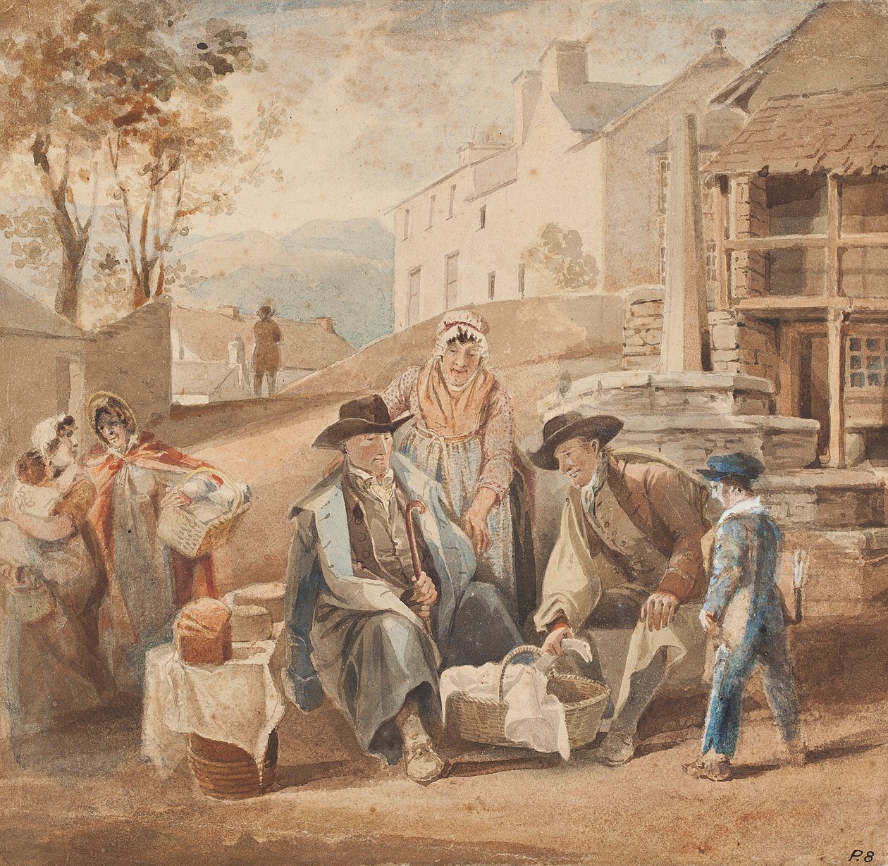 Tratos en el mercado de Ambleside de John Harden