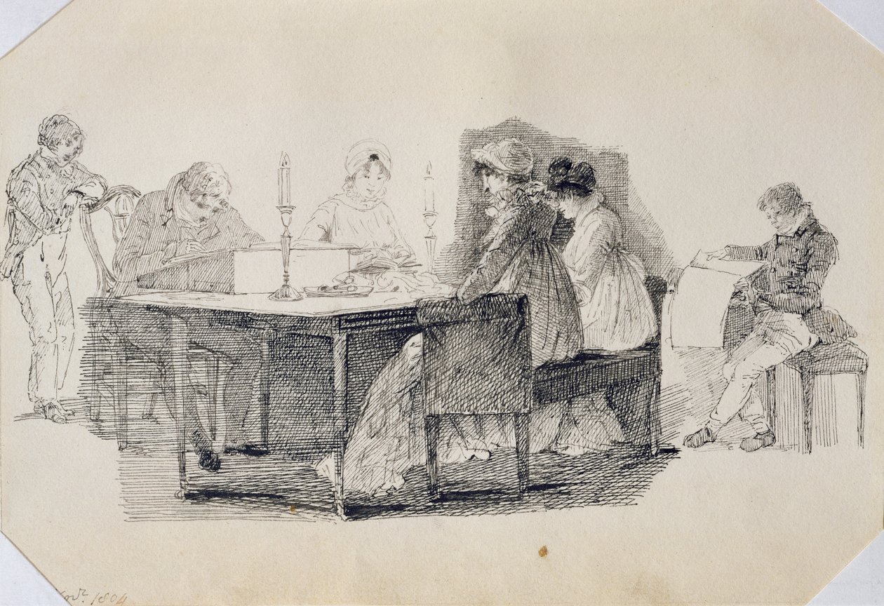 Una noche en casa, 1804 de John Harden