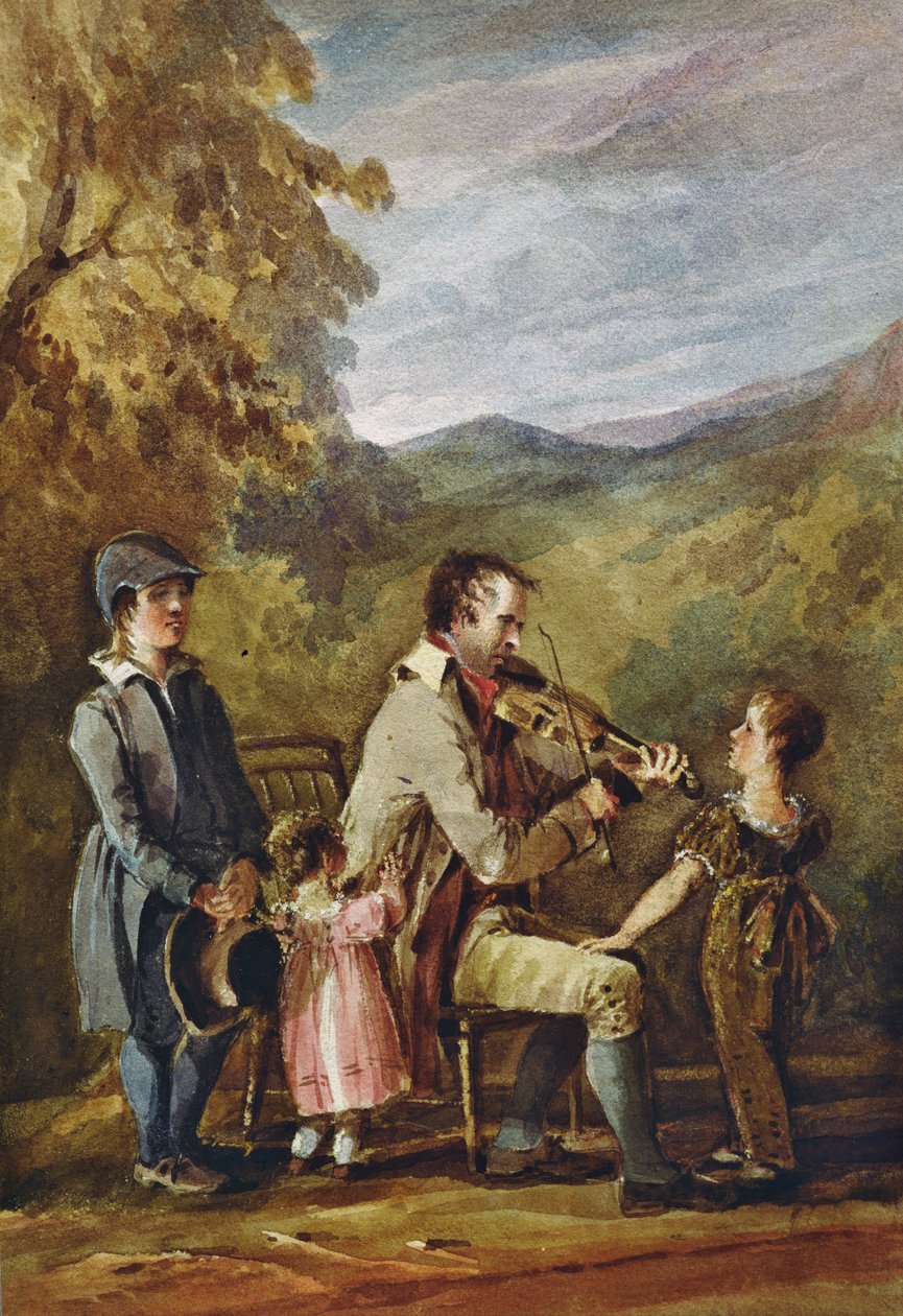 Violinista Ciego de John Harden