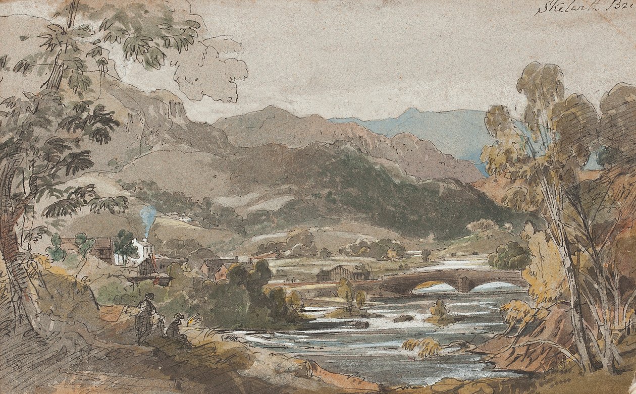 Puente de Skelwith, 1812 de John Harden