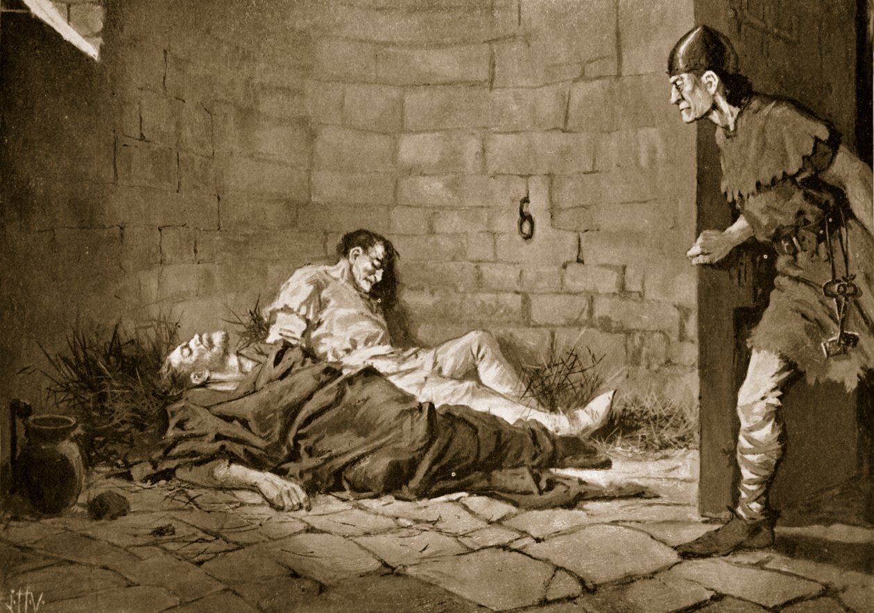 Encarcelamiento y muerte de los duques Erik y Valdemar, 1318 de John Harris Valda