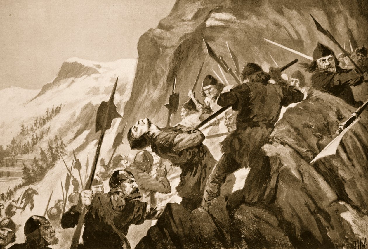 La batalla de Morgarten de John Harris Valda