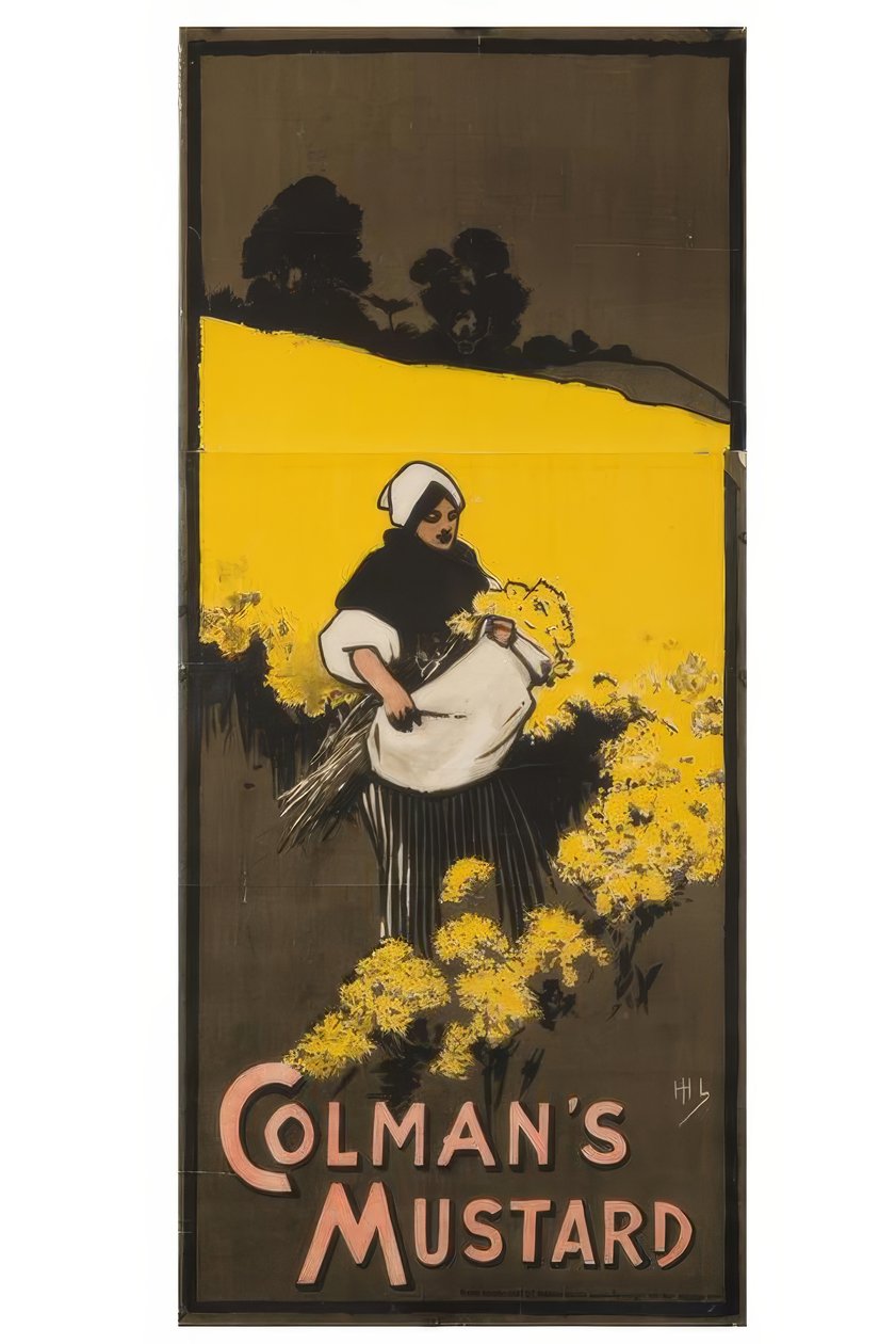 "Mostaza Colmans" / J. Hassall / Póster, 1898 de John Hassall