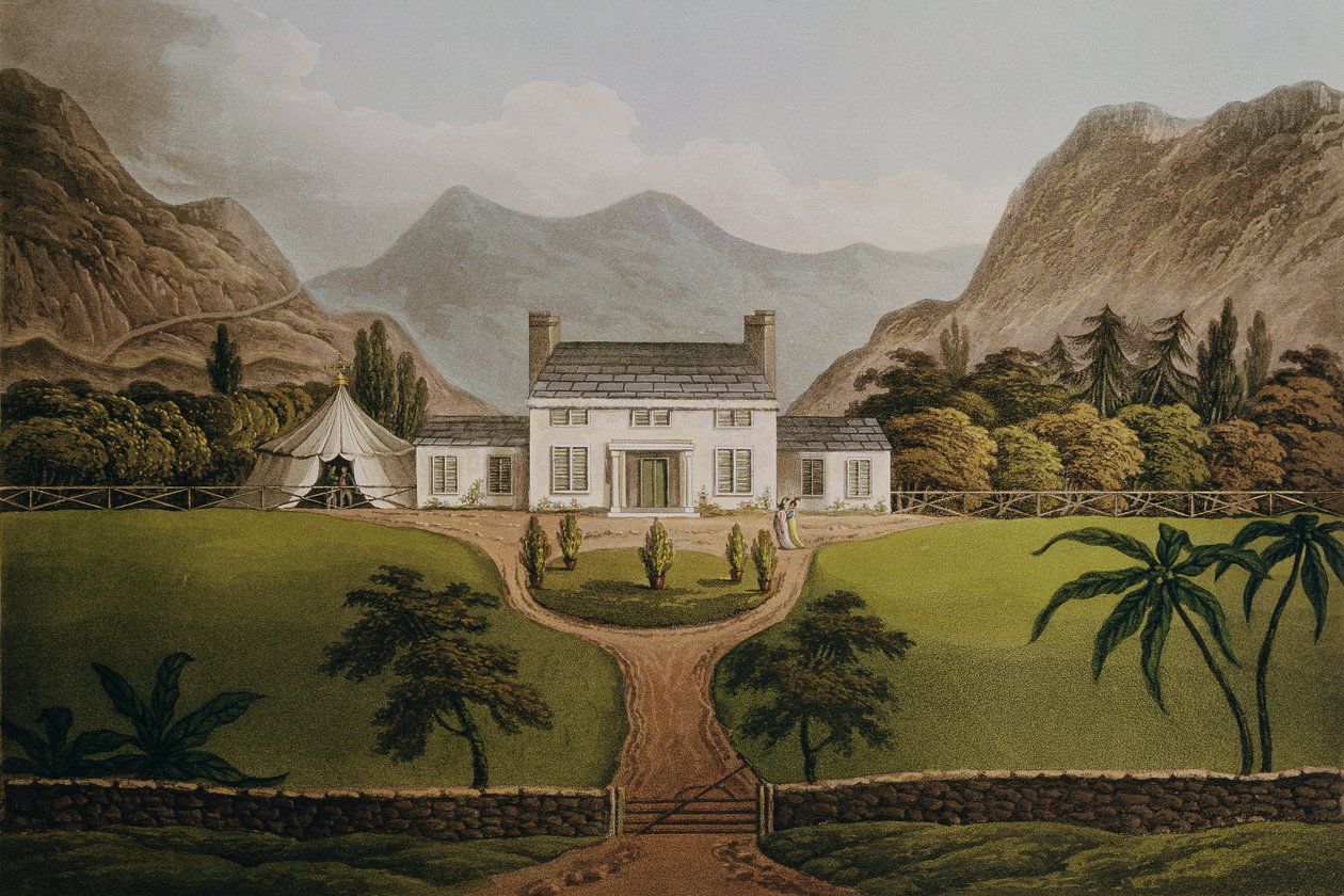 La Mal-Maison de Bonaparte en Santa Elena, 1821 de John Hassell