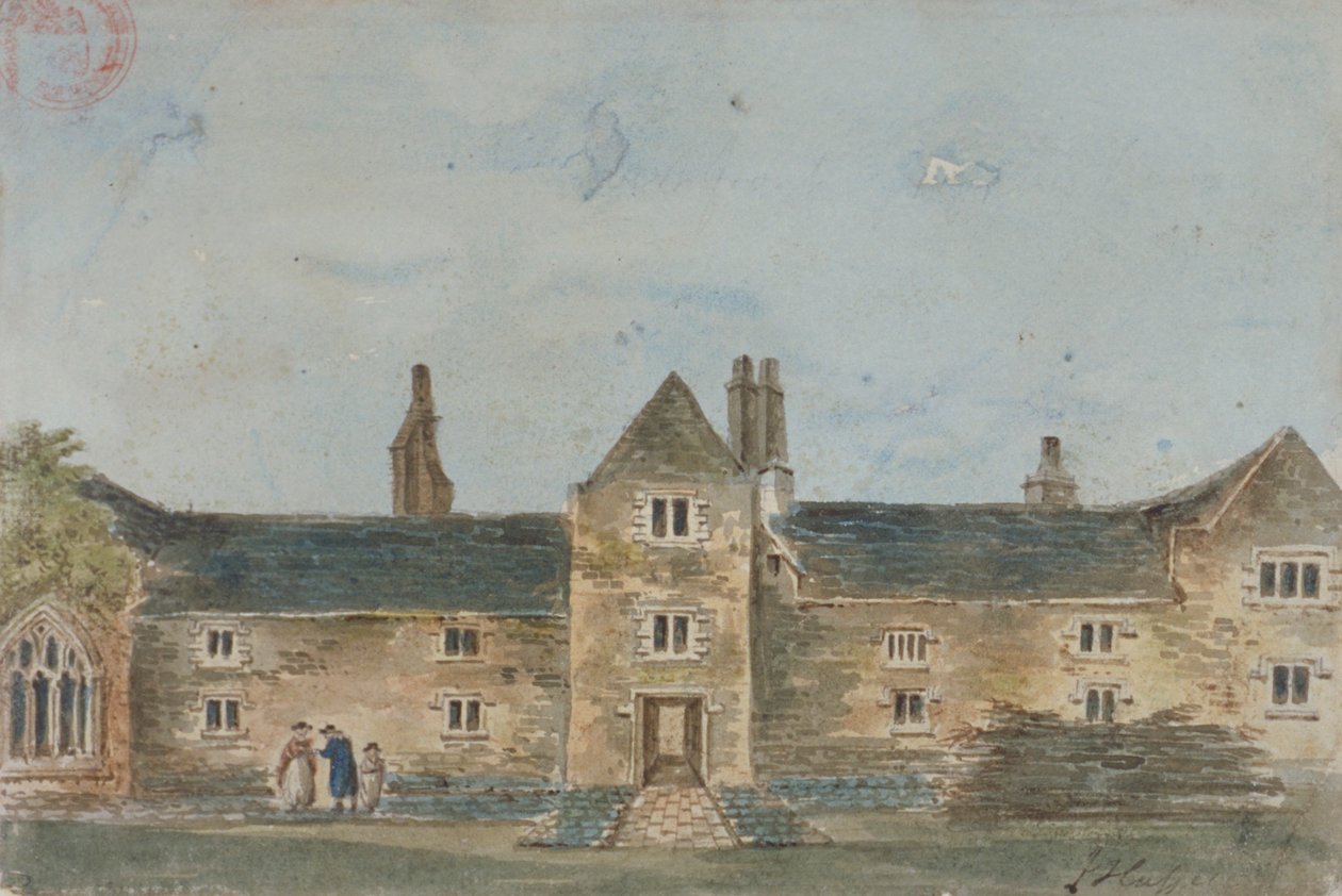 Asilos de ancianos de Ellis Davy, Croydon, Surrey, c. 1800 de John Hassell