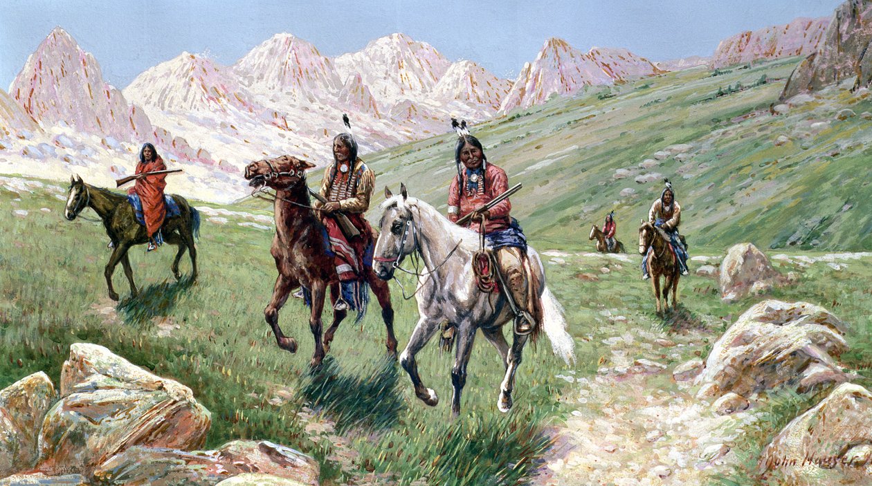 En el País Cheyenne, 1896 de John Hauser