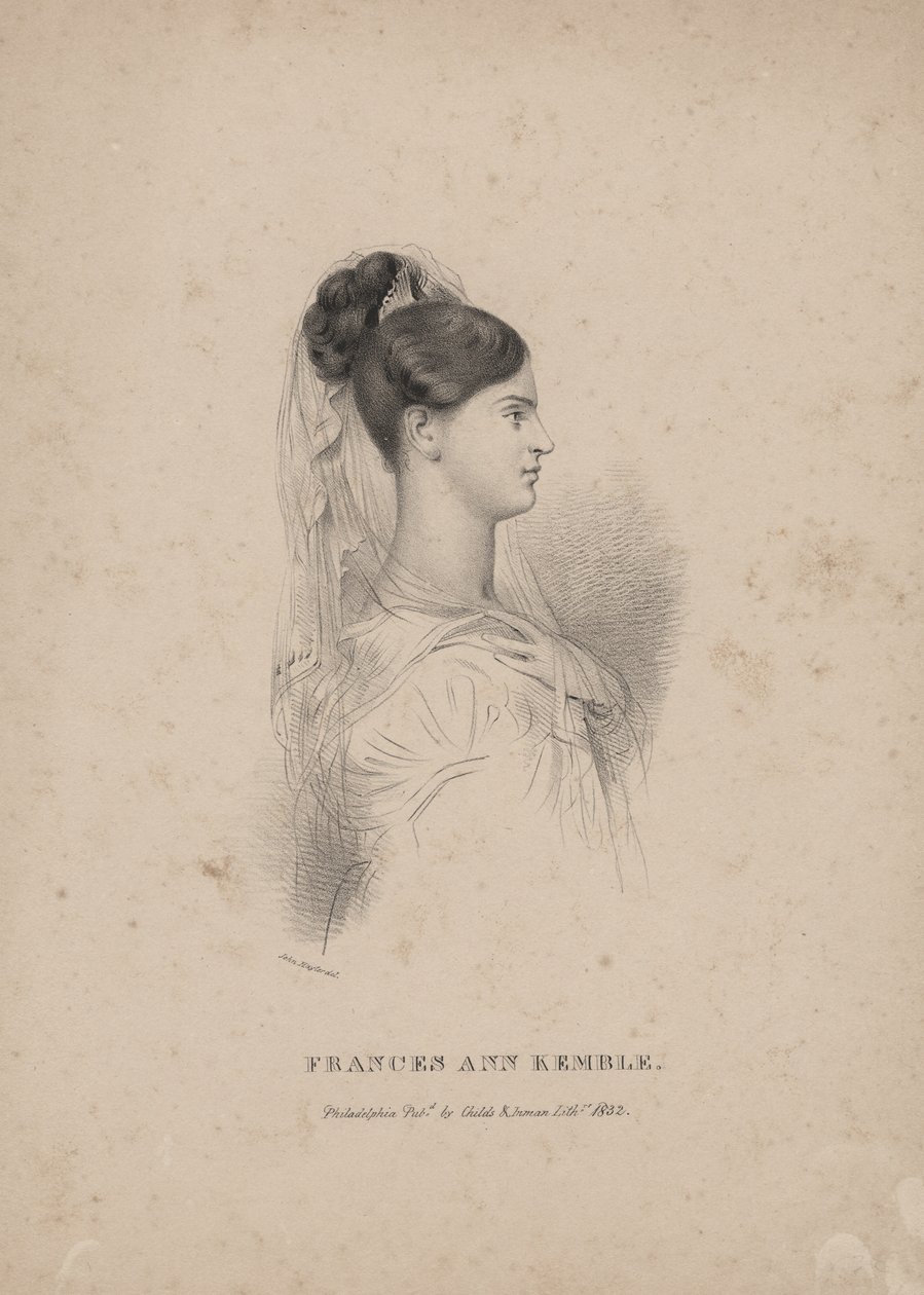 Frances Ann Kemble de John Hayter