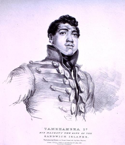 Tamehameha 2º: Su Majestad el Rey de las Islas Sandwich de John Hayter