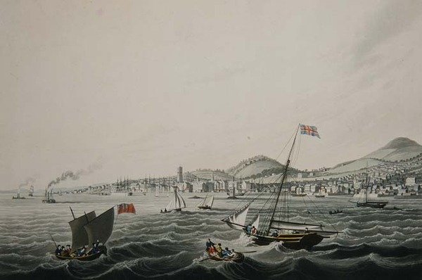 La ciudad de Dundee, publicado por Smith & Elder de John Heaviside (after) Clark