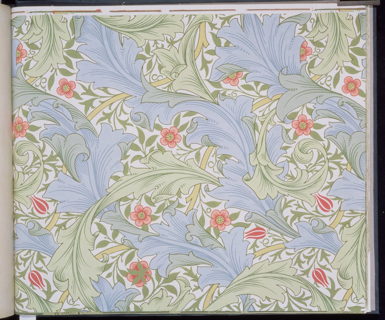 Papel Tapiz Granville, diseñado por John Henry Dearle (1860-1932) para Morris and Company, 1896 de John Henry Dearle