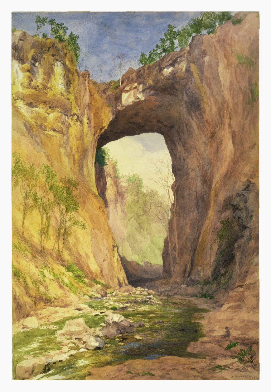Puente Natural, Virginia, 1876 de John Henry Hill
