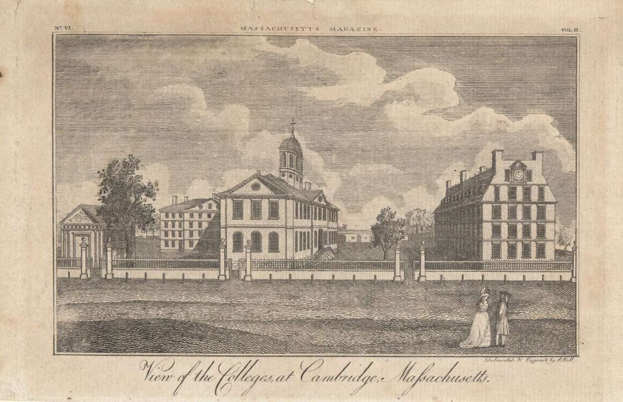 Vista de los colegios de Cambridge, Massachusetts de John Henry Hill