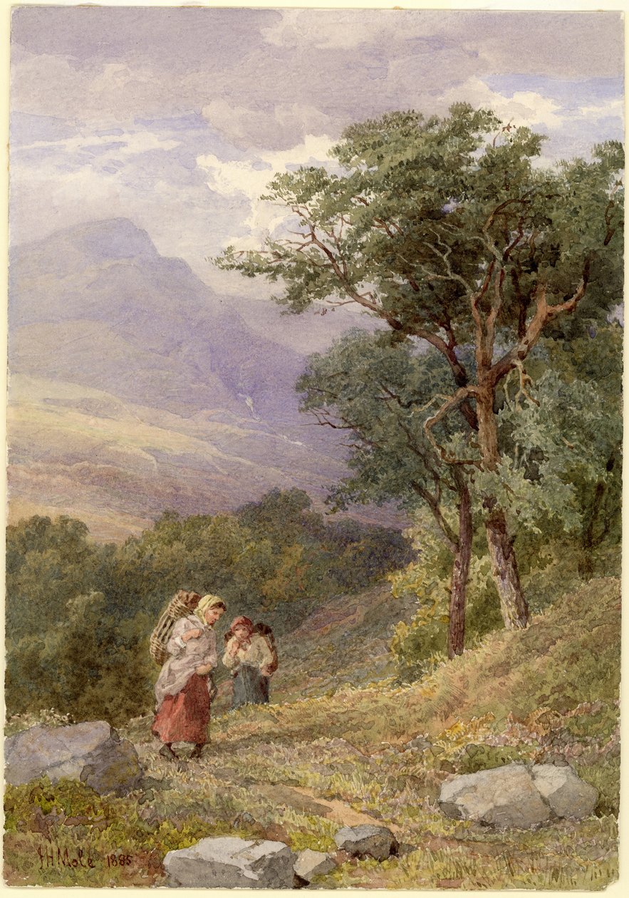 Cerca de Tarbet, Loch Fyne de John Henry Mole