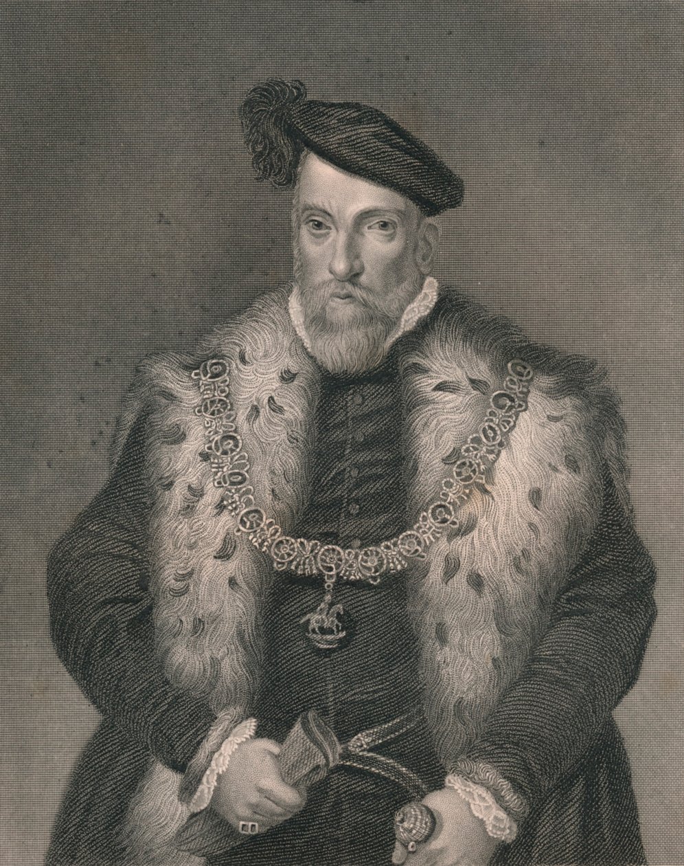 Henry Fitzalan, Conde de Arundel, principios-mediados del siglo XIX de John Henry Robinson