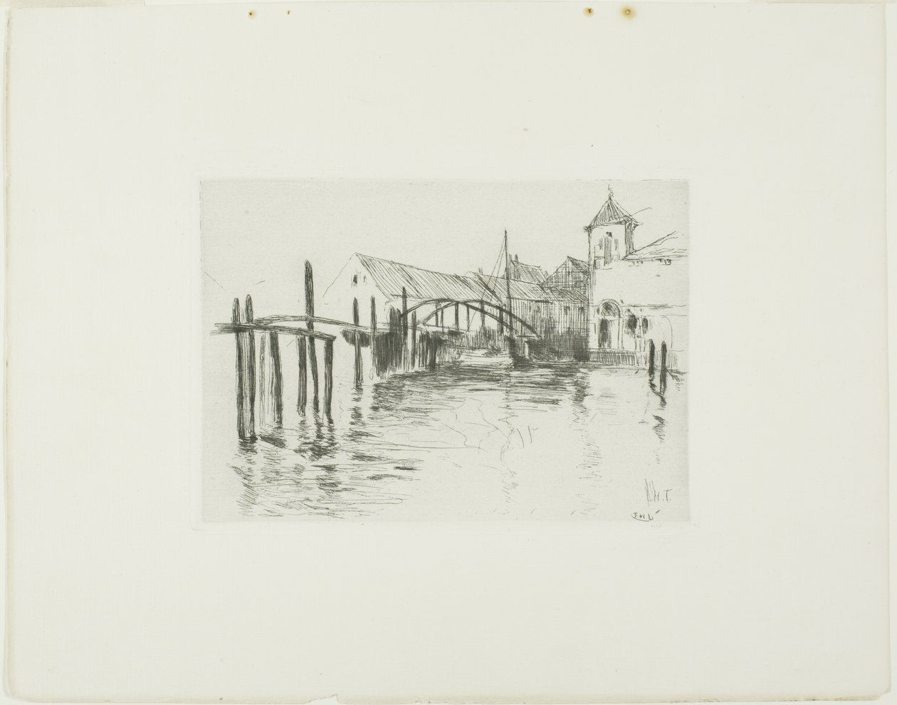 Muelle de Newport de John Henry Twachtman