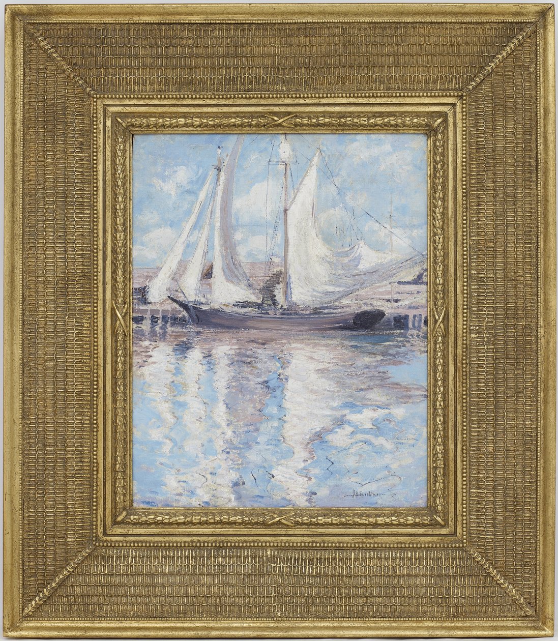 Velas secándose, c.1900 de John Henry Twachtman