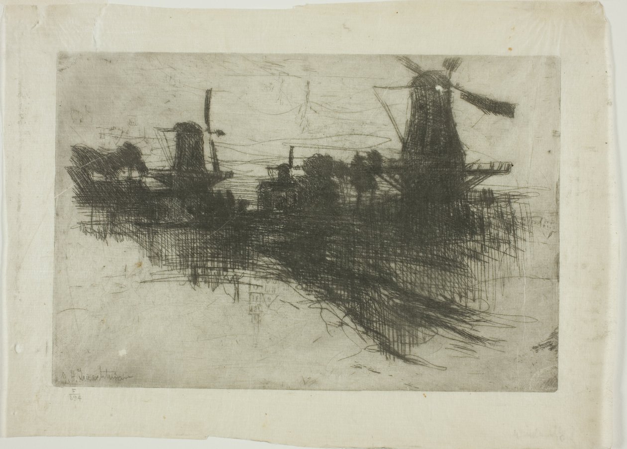 Atardecer de John Henry Twachtman