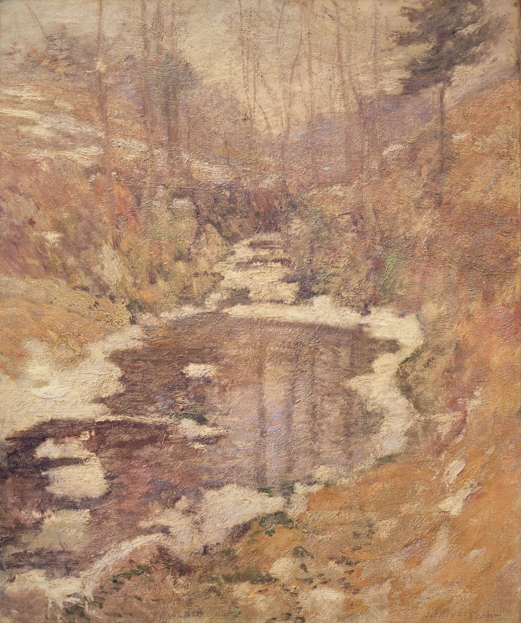 Piscina de Cicuta, c.1900 de John Henry Twachtman