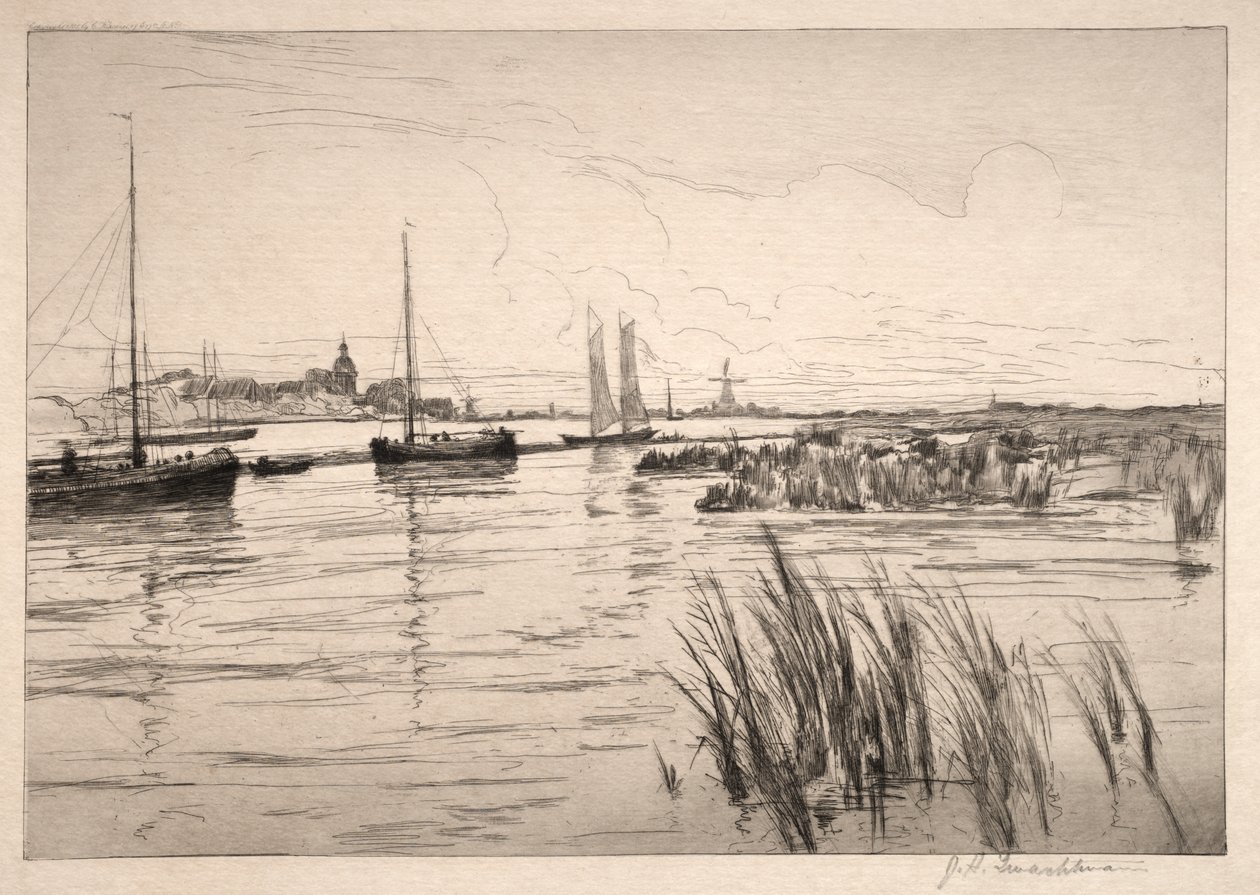 Diques de Holanda de John Henry Twachtman