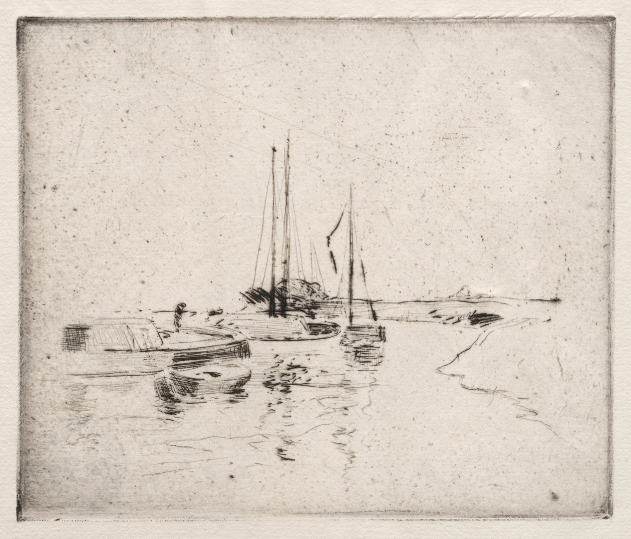 Cerca de Dordrecht de John Henry Twachtman