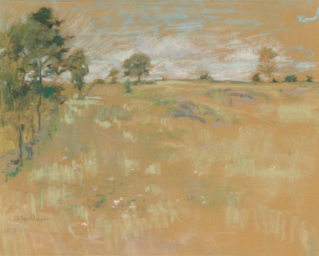 Pastos, Greenwich, Connecticut de John Henry Twachtman