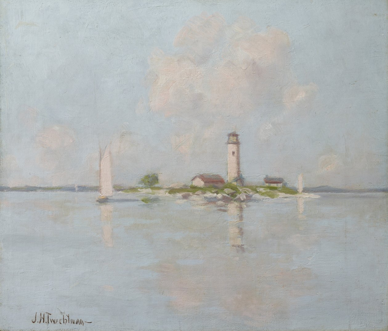El faro de John Henry Twachtman
