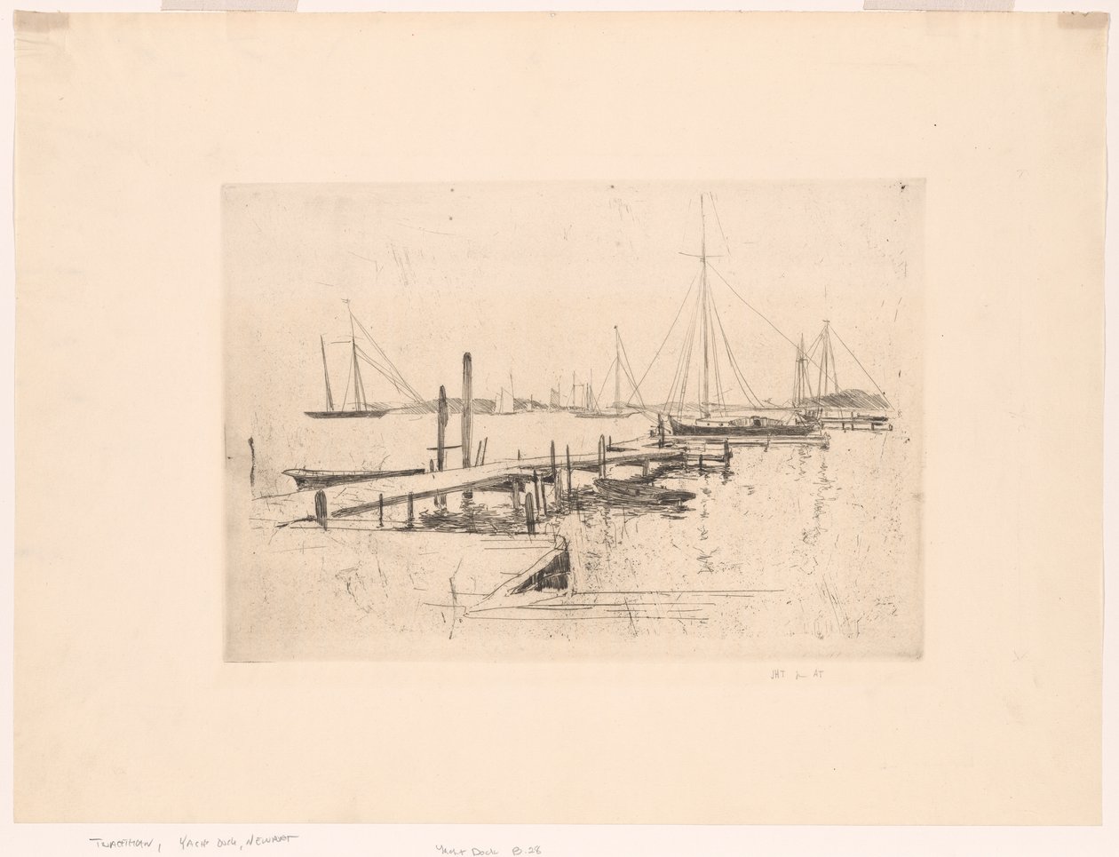 Muelle para yates de John Henry Twachtman