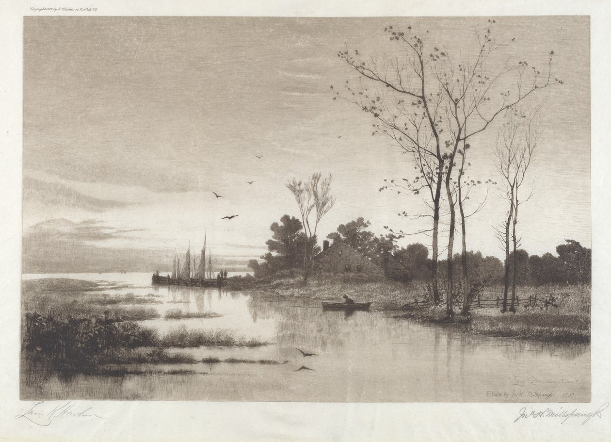 Río Shrewsbury de John Hill Millspaugh