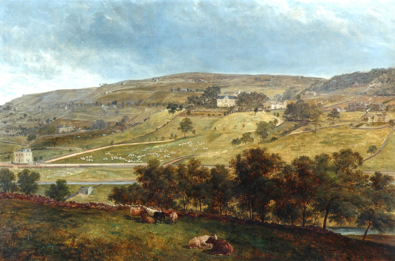 Ewood Hall desde Greenfields, 1869 de John Holland