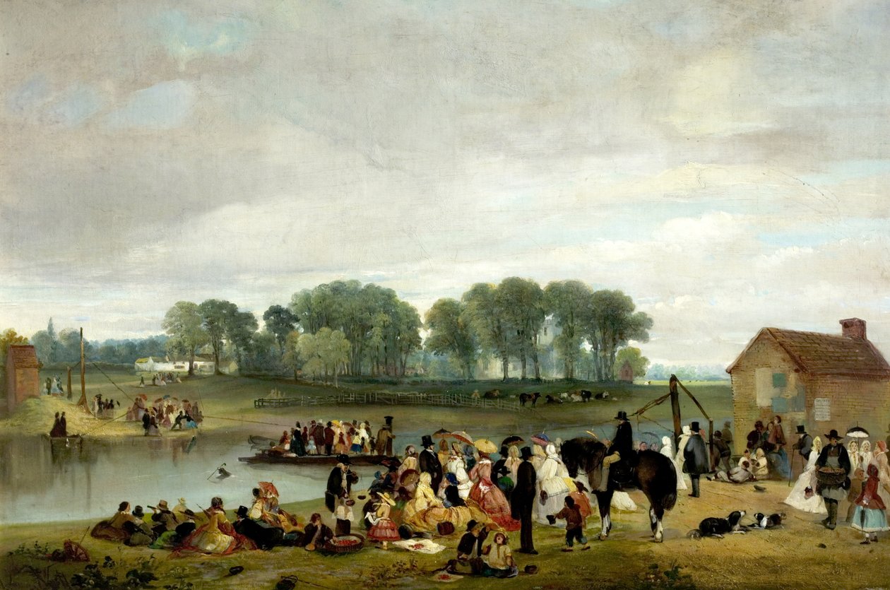 Ferry de Wilford, Nottingham (Los Comedores de Cerezas) de John Holland