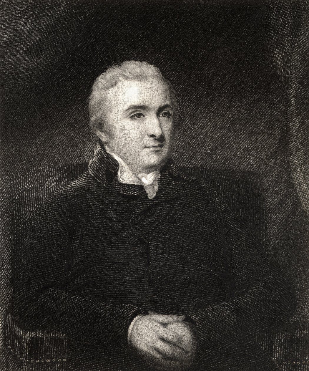 Dr. Matthew Baillie, grabado por H. Cook, de 