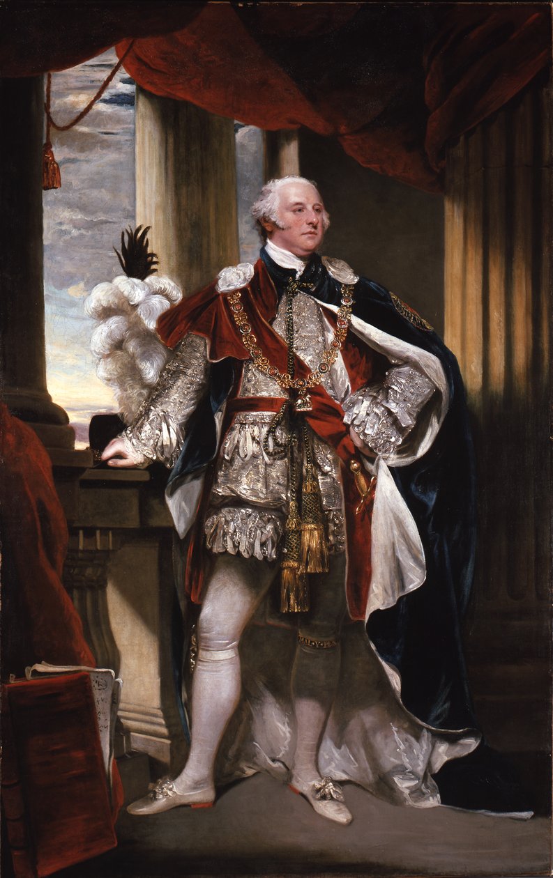 John Jeffreys Pratt, 2.º conde y 1.º marqués de Camden, nombrado caballero de la Orden de la Cinta de John Hoppner